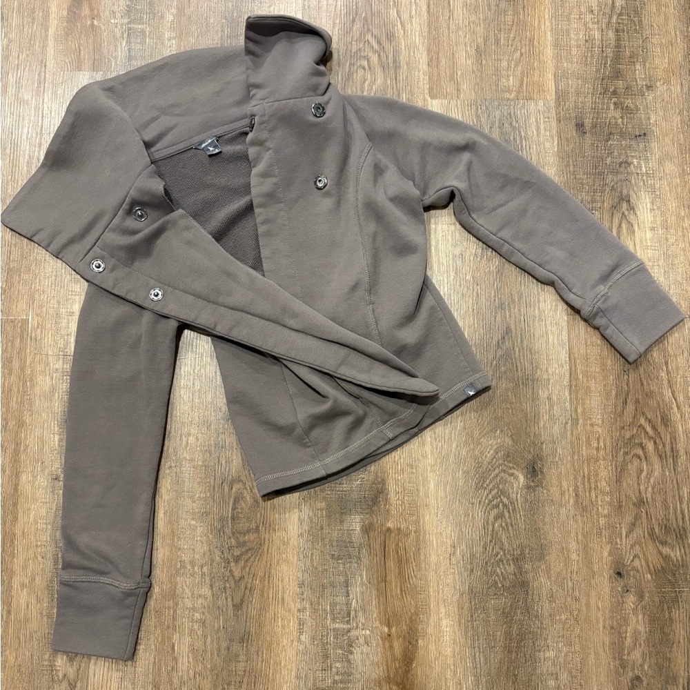 Eddie Bauer Taupe Button-Up Jacket